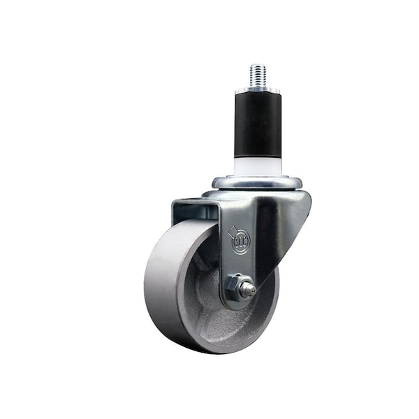 3'' Semi Steel Wheel Swivel 1-1/2'' Expanding Stem Caster